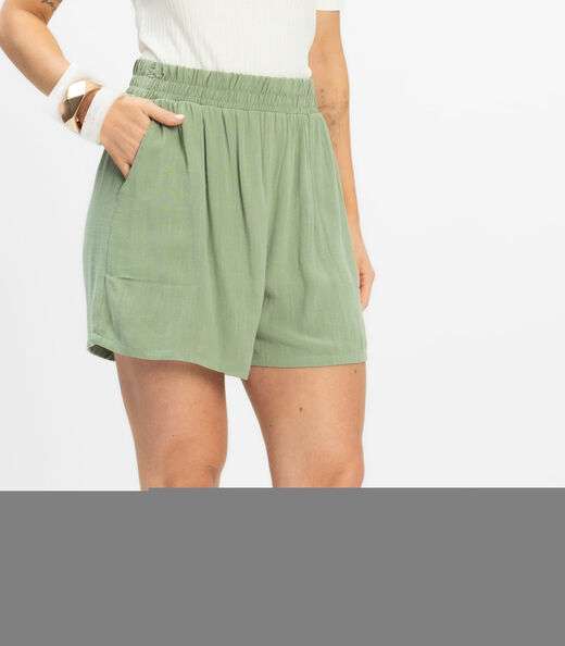 Shorts Linho Strong Feminino Rovitex Verde