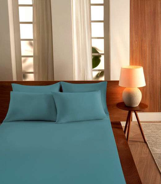 Image_Jogo De Cama King Malha 3 Peças Liso Vivaldi Verde