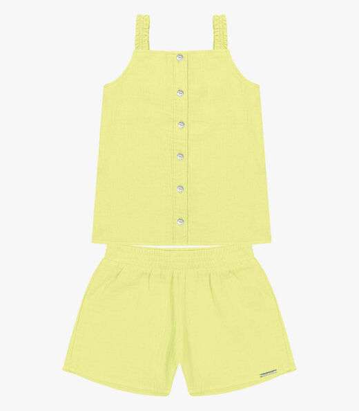 Image_Conjunto Infantil Blusa Com Shorts Trick Nick Verde