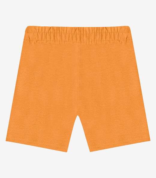 Bermuda Ciclista Infantil Básica Soletex Laranja