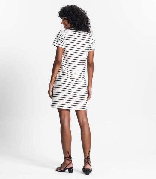 Vestido Feminino Listrado Rovitex Bege