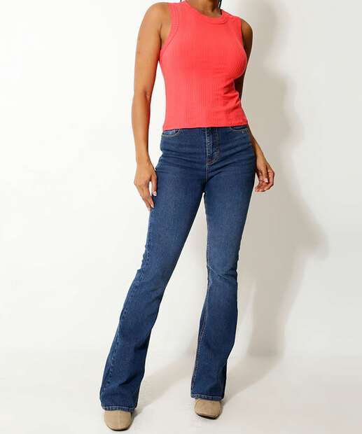 Blusa Regata Feminina Canelada Marisa