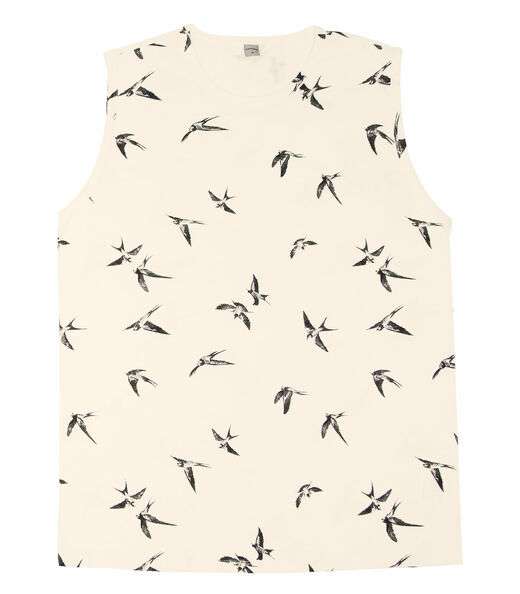 Regata Masculina Pássaros Rovitex Bege