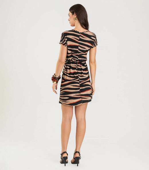 Vestido Feminino Liganete Infinita Cor Marrom