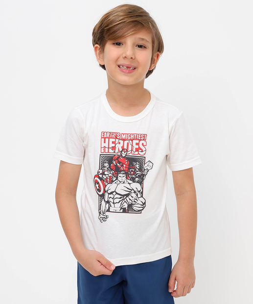 Image_Camiseta Infantil Vingadores Marvel Tam 4 a 10 Off White