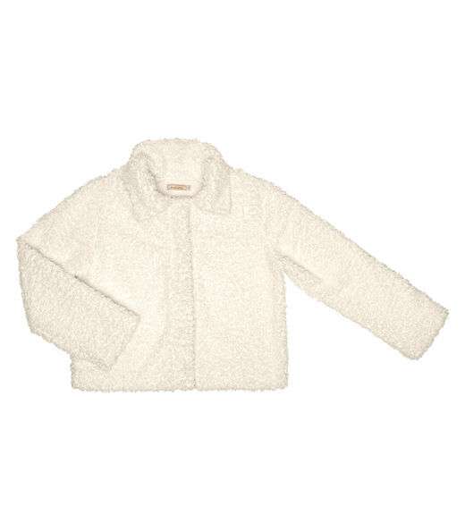 Casaco Teddy Alpaca Feminino Endless Off White