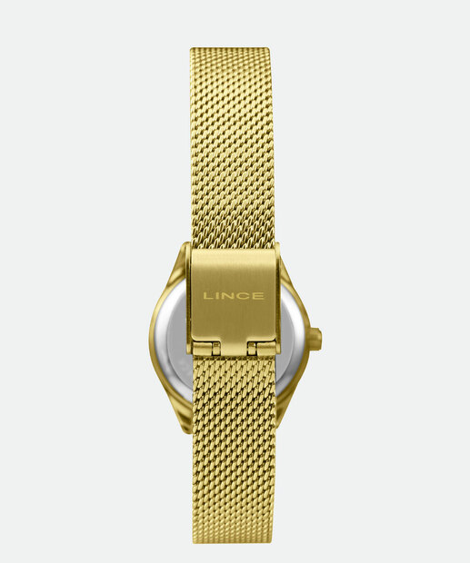 Kit Relógio Feminino Lince LRGH005L25 KAFTC2KX Dourado