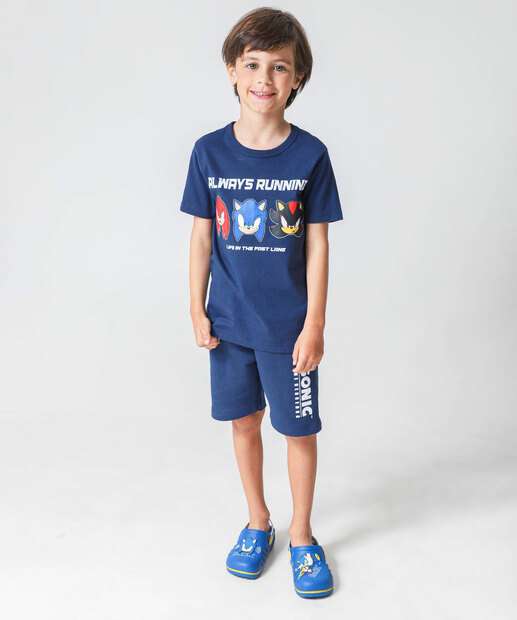 Image_Conjunto Infantil Manga Curta Sonic Tam 4 a 10 Azul