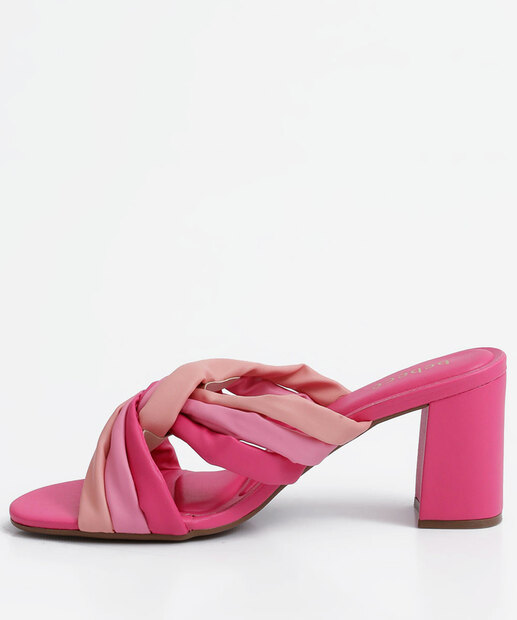 Tamanco Feminino Salto Grosso Tiras Bebecê