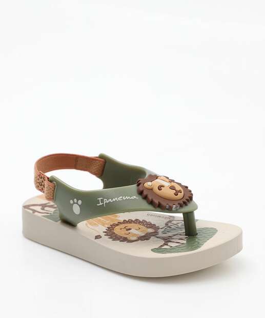 Image_Chinelo Ipanema Infantil Bebê Leão Bege