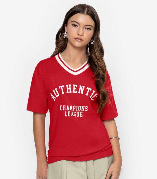 Image_T- Shirt Estampada Feminina Minty Vermelho