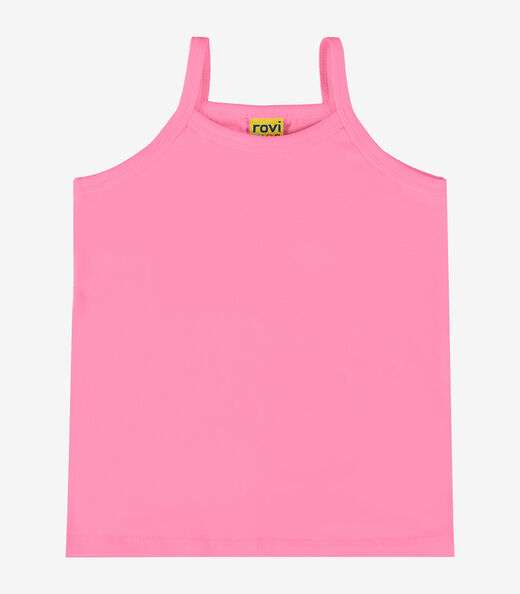 Regata De Alça Infantil Feminina Rovi Kids Rosa