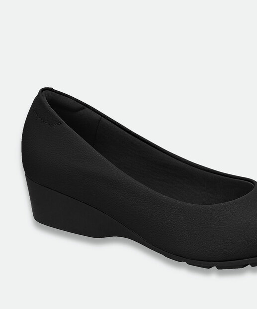 Scarpin Feminino Salto Anabela Modare 7014200 Preto