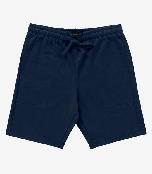 Bermuda de Moletom Masculina Diametro Azul