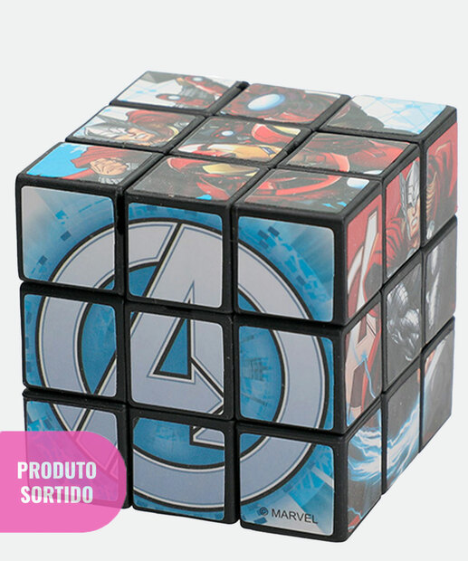 Cubo Mágico Sortido Infantil Estampa Vingadores Marvel