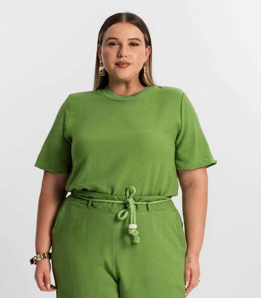 Image_Blusa Feminina Plus Size Secret Glam Verde