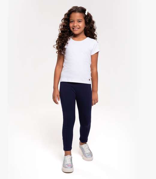 Legging Infantil Feminina Trick Nick Azul