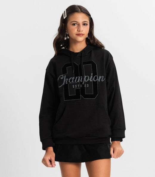 Image_Moletom Juvenil Feminina  Minty Preto