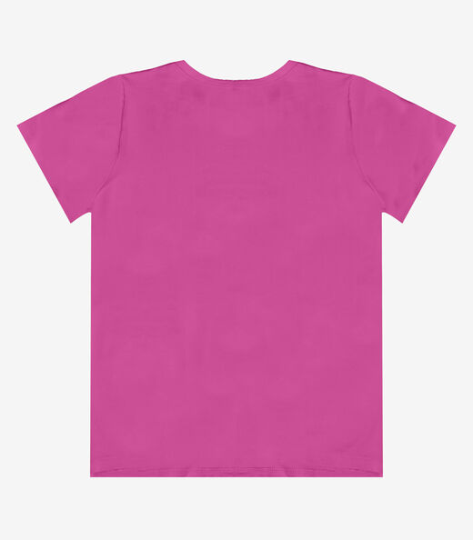 Blusa Feminina com Estampa Infinita Cor Rosa