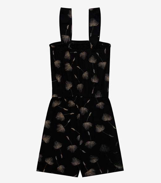 Macaquinho Feminino Curto Infinita Cor Preto