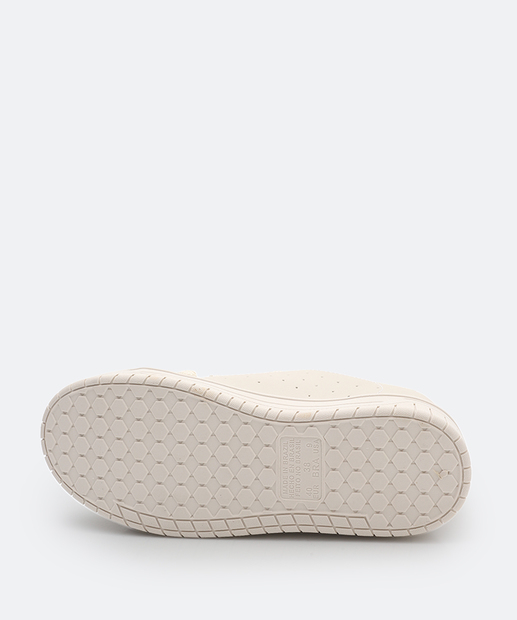 Tênis Feminino Casual Recorte Marisa Off White 
