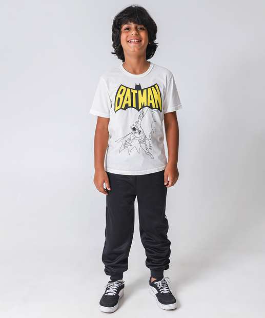 Image_Calça Infantil Jogger Helanca Marisa Tam 4 a 10 Preto