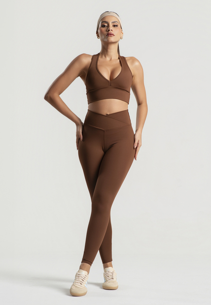 Image_Top Decote V Costas Assimétricas Marrom Wemood