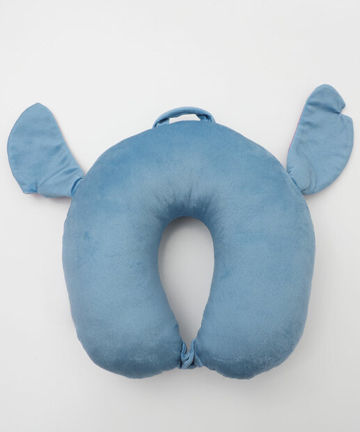 Almofada Pescoço Plush Stitch Disney Azul