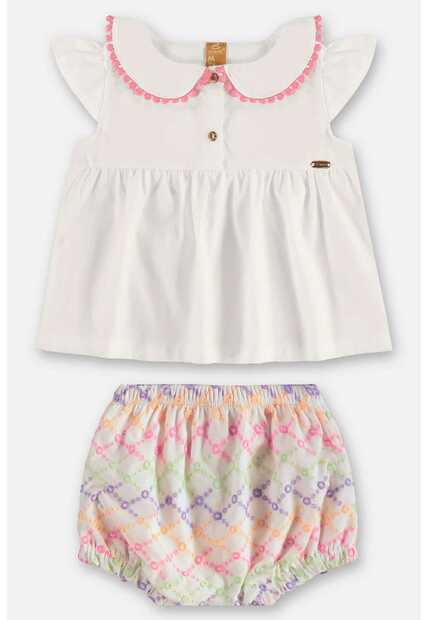 Conjunto Blusa e Calcinha para Bebê Up Baby