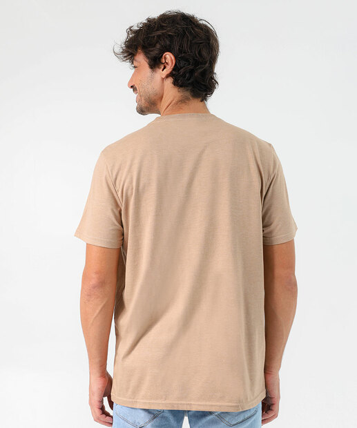 Camiseta Masculina Marisa Marrom