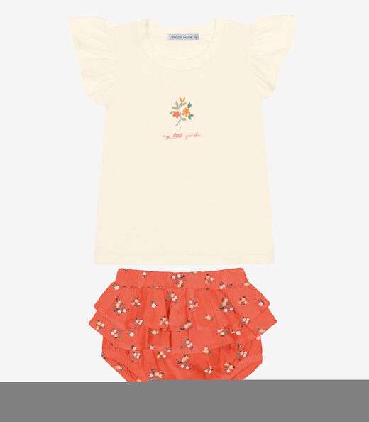 Image_Conjunto Infantil Blusa Com Calcinha Trick Nick Bege