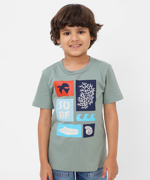 Image_Camiseta Infantil Estampa MR Tam 4 a 10 Verde