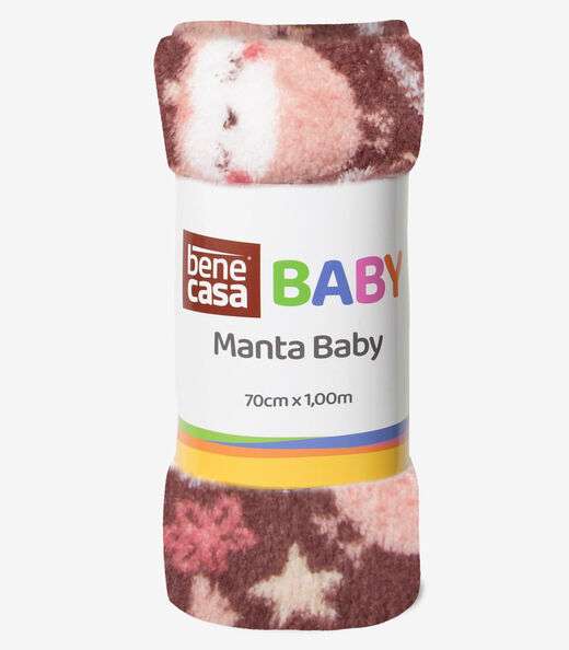 Manta Infantil Microfibra Bene Casa Vermelho