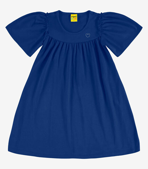 Image_Vestido em Meia Malha Rovi Kids Azul