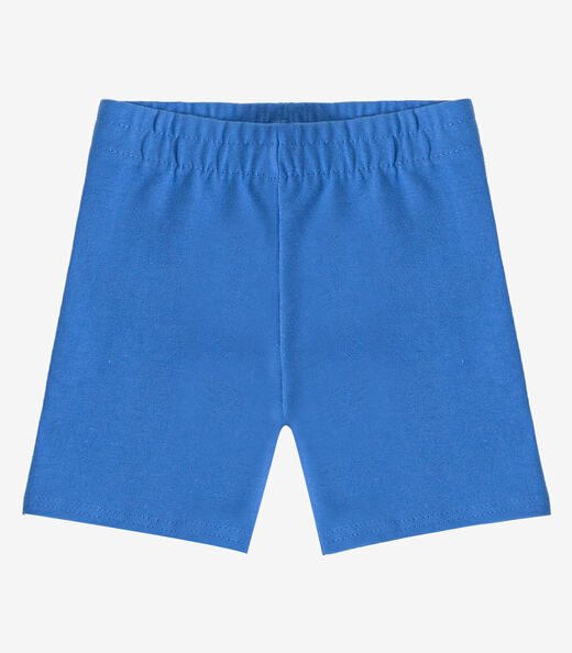 Bermuda Ciclista Infantil Básica Soletex Azul