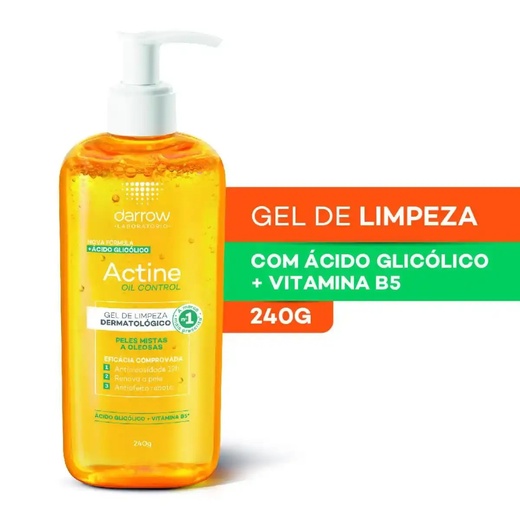 Image_Kit com 2 Unidades de Gel de Limpeza Darrow Actine Oil Control 400g