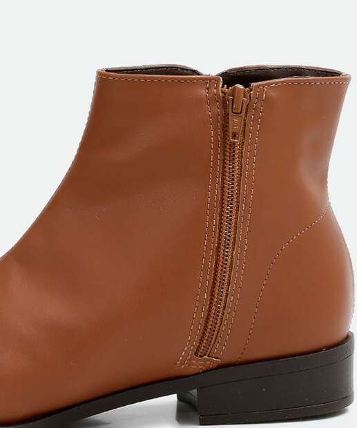 Bota Feminina Cano Curto Salto Grosso Via Uno