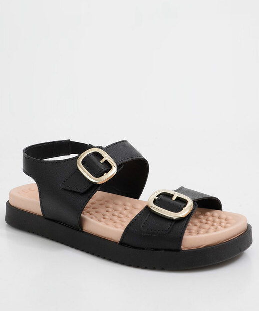 Sandália Flatform Feminina Tiras Modare
