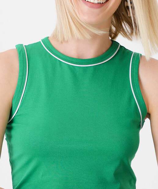 Blusa Regata Feminina Viés Marisa