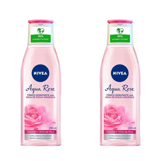 Image_Kit c/2 Sabonete Facial Gel Nivea Hidratante Aqua Rose 200ml