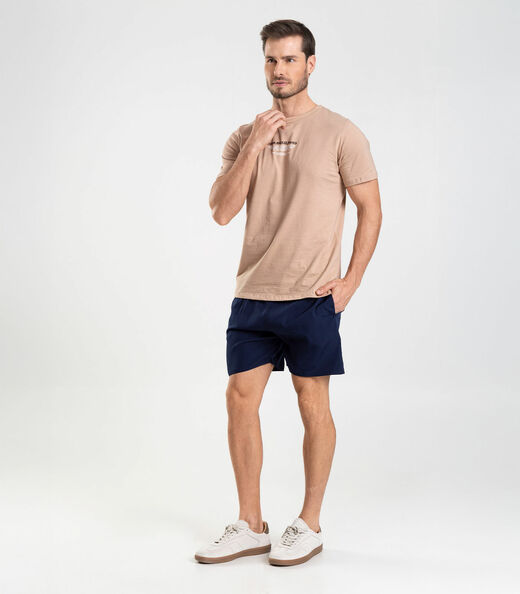 Bermuda Masculina Lisa De Microfibra Long Bong Azul