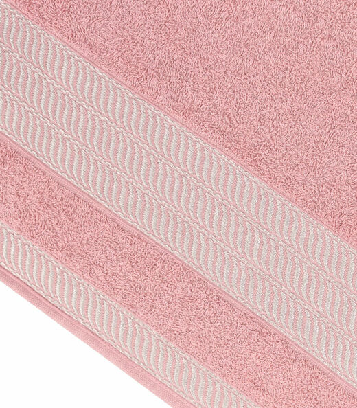 Toalha De Rosto Siena De Algodão Atlantica Rosa