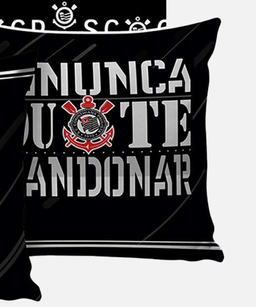 Manta Almofada Infantil Corinthians Jolitex 1 Peça