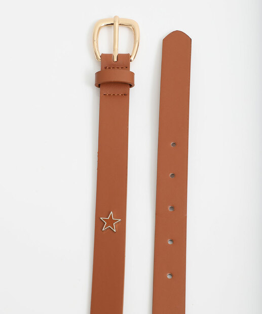 Cinto Feminino Fivela Marisa Marrom