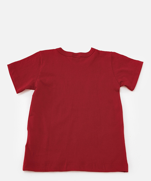 Camiseta Infantil Carros Disney Tam 1 a 3 Vermelho