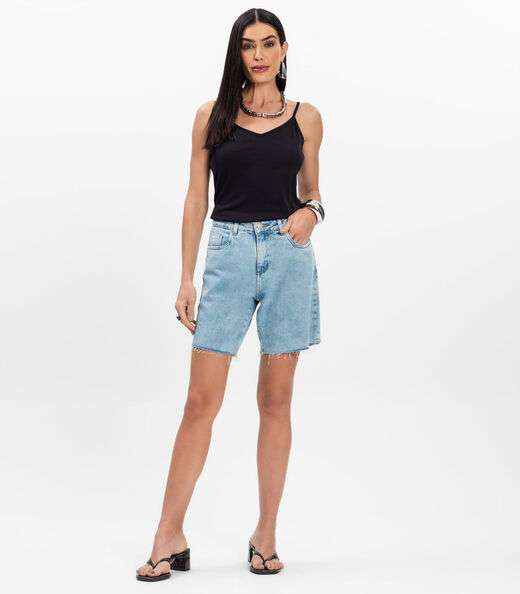 Blusa de Alça Infinita Cor Preto