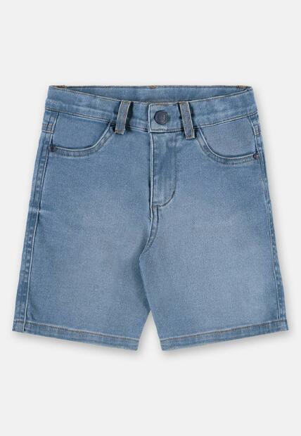Bermuda Infantil em Jeans e Elastano Up Baby