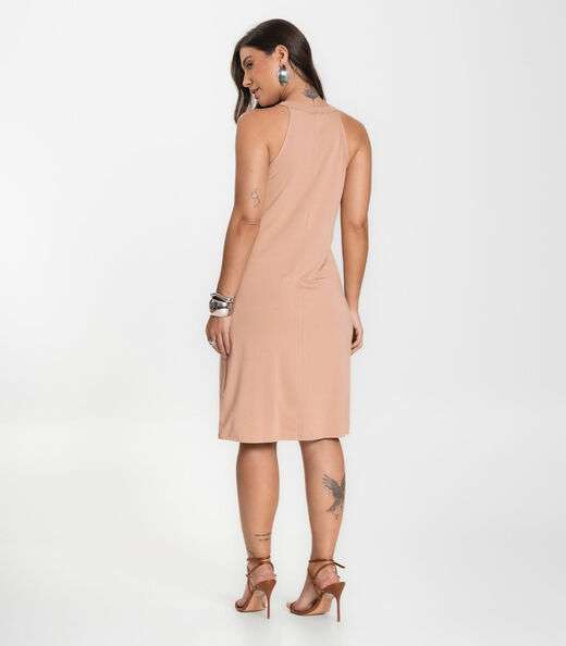 Vestido Feminino Infinita Cor Chocolate