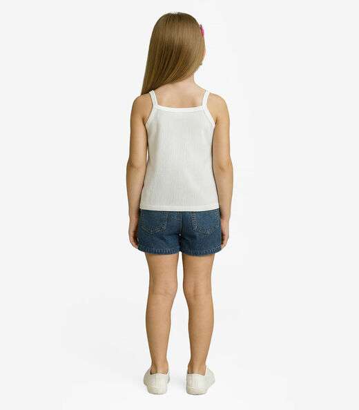 Blusa Feminina Infantil Infinita Cor Branco