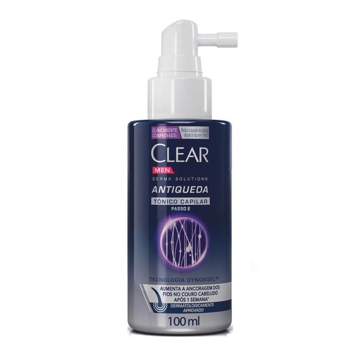 Image_Clear Tônico Capilar Antiqueda Men Derma Solutions Spray 100Ml